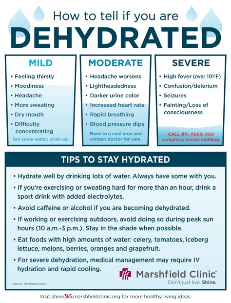Beat The Heat By Staying Hydrated Shine365 From Marshfield Clinic