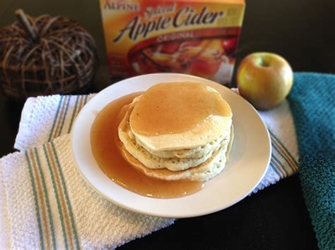 Apple Cider Pancakes And Syrup Recipe Chefthisup