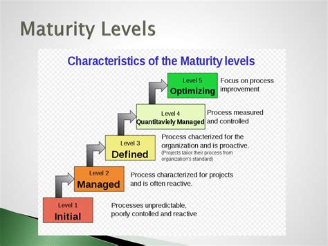 Levels Of Maturity