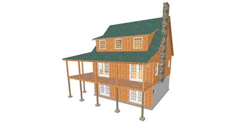 You can copy this 10 adirondack cabin plans photos for your collection. Adirondack Cabin Plans, 18'x24' with Cozy Loft and Front ...