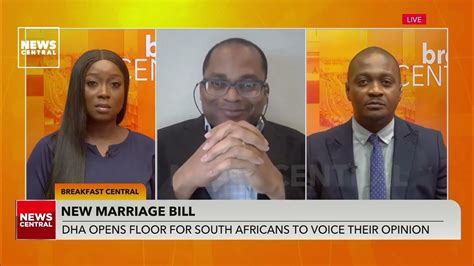 New Marriage Bill Dha Opens Floor For South Africans To Voice Ther