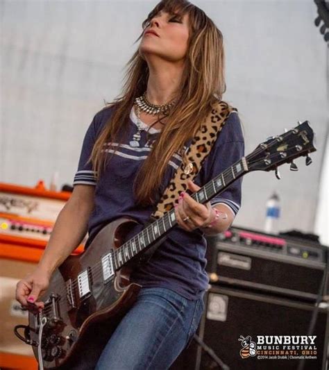 Louise Post On Stage W Veruca Salt 2014 Female Guitarist Female