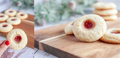 Christmas Thumbprint Sugar Cookies Featured Lemon Peony