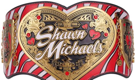 Wwe Releases Shawn Michaels Legacy Championship Belt Pwmania