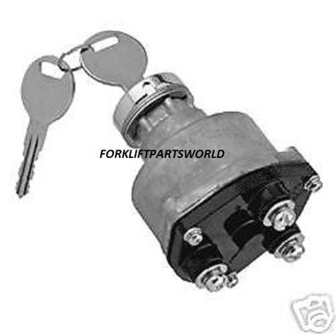 New Tcm Forklift Ignition Switchparts1d 3 Terminal 2 Keys Anti Restart