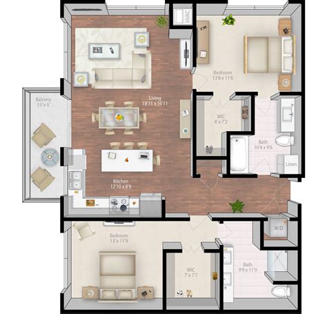 Shouse Mill And Main Luxury Apartments Floor Plans Luxury Apartment