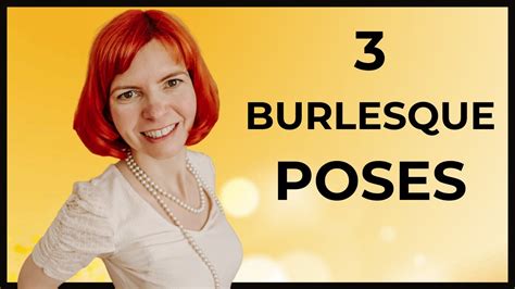 3 Burlesque Poses How To Burlesque For Beginners Tutorial Youtube