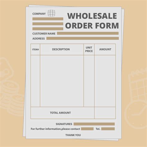Tens of integrations available on all our plans (yes, even the free one). Wholesale Order Form Template - Create Your Own For Free