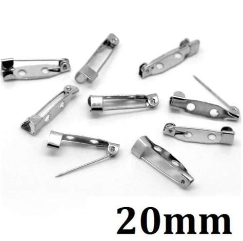 10 20 30 50 100 Brooch Bar Backs Safety Pins Catch Findings Small 2cm