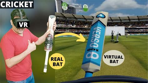 Cricket In Vr With Real Bat Best Vr Cricket Experience On Oculus