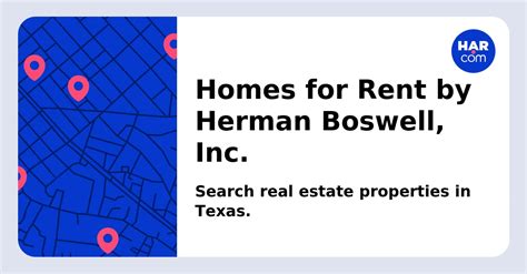 Homes For Rent By Herman Boswell Inc