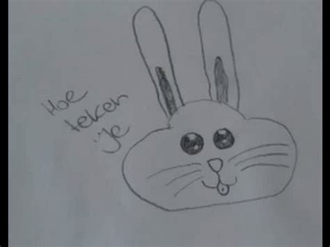Wil jij je nieuwe konijntje door het huis laten lopen, maar ben je bang dat je overal kleine keuteltjes gaat een konijn zindelijk maken. cartoon konijn tekenen - YouTube