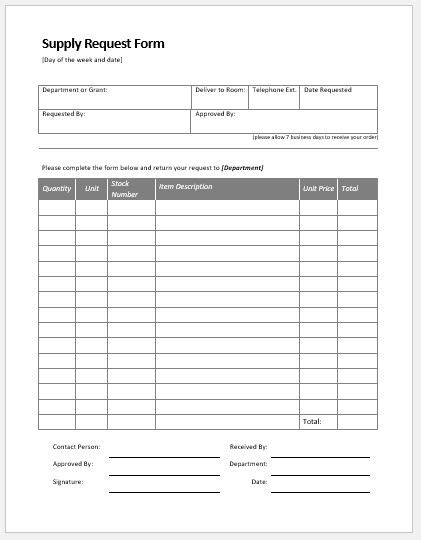 Sample Of Stationery Requisition Form Classles Democracy
