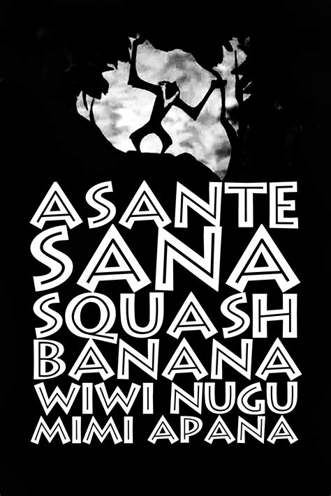 asante sana squash banana | Asante sana squash banana, Disney fan art