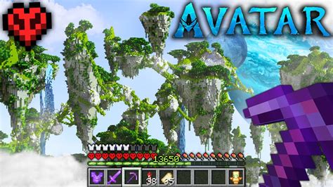 I Built Avatar In Minecraft Hardcore Realtime Youtube Live View