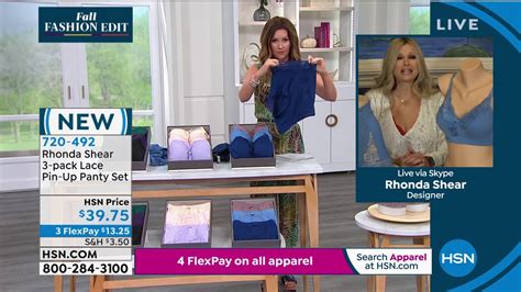 Rhonda Shear 3pack Lace PinUp Panty Set YouTube