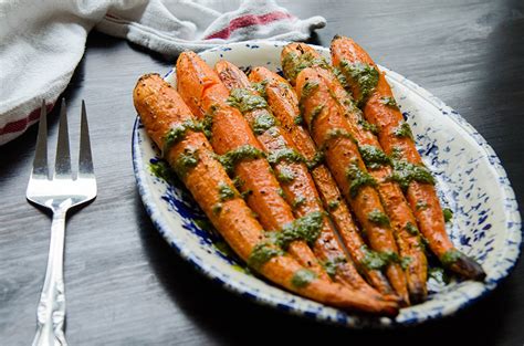 SoLet S Hang Out Ghee Roasted Carrots With Mint Basil Sauce