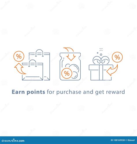 Loyalty Program Earn Points And Get Reward Marketing Concept Stock