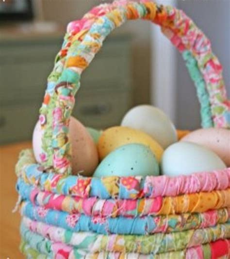 Diy Easter Fabric Basket Shelterness