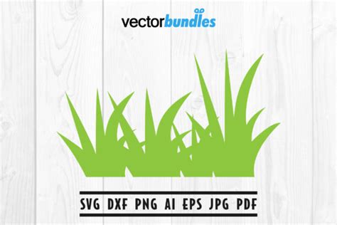 Free Grass SVG PNG DXF EPS Cut File