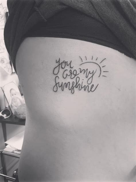Express Your Love With You Are My Sunshine Tattoo Ideas And Designs