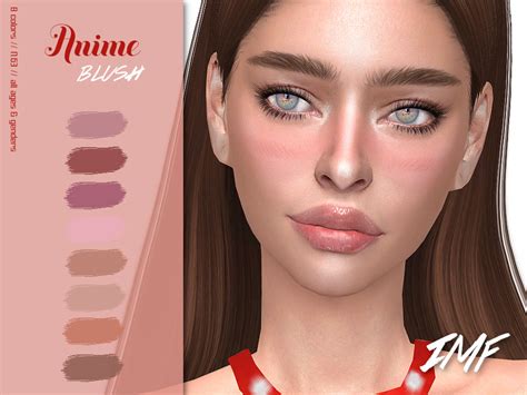 Anime Blush N63 By Izziemcfire From Tsr • Sims 4 Downloads