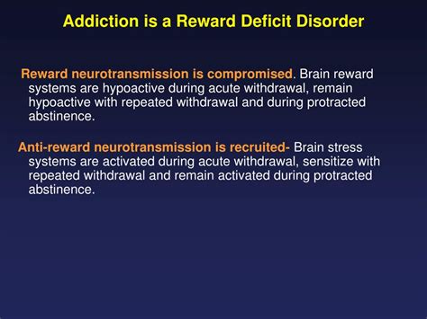 Ppt Neurocircuitry Of Addiction View From The Dark Side Powerpoint
