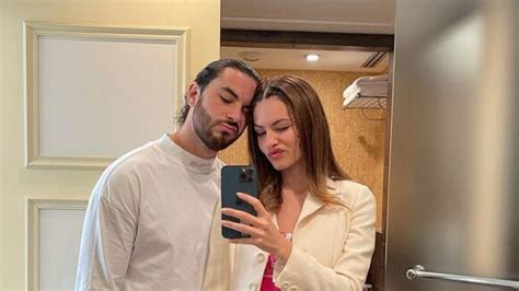 Photo Thylane Blondeau et son fiancé Ben Attal sur Instagram Purepeople