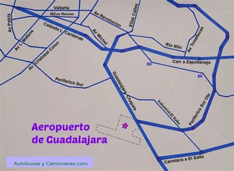 Ubicación Del Aeropuerto De Guadalajara Aeropuerto De Guadalajara