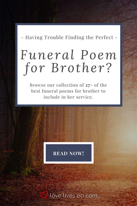 27 Best Funeral Poems For Brother Brother Poems Funeral Poems Brother Quotes