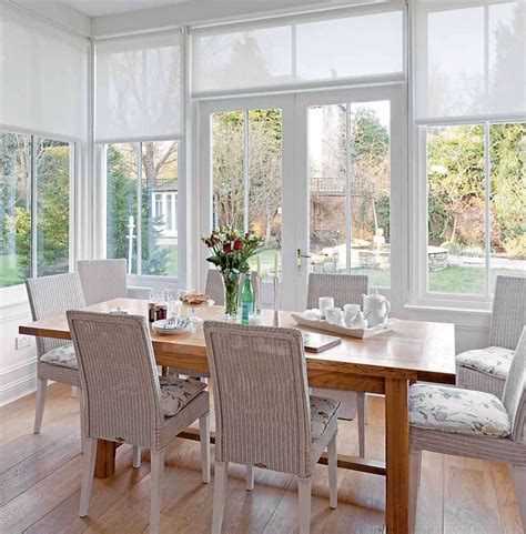 Tuck beautiful dining chairs right underneath. An Edwardian home in Glasgow | Period Living | Small room ...