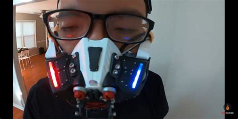 Meet Robotic Face Mask That Opens And Closes Automatically