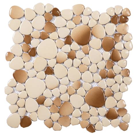 Selling cerdomus tiles durango collection in porcelain stoneware for indoor floor tiles with discounts on the list price. porcelain pebble tile glazed ceramic mosaic tiles beige ...