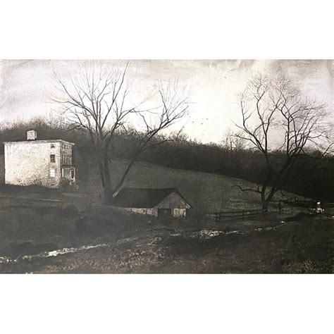 Andrew Wyeth Evening At Kuerners Framed Lithograph Chairish