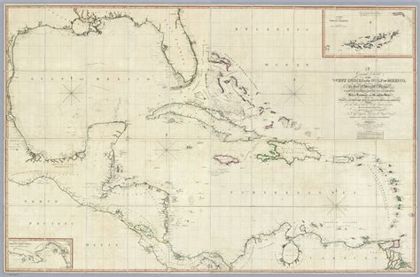 A General Chart Of The West Indies And Gulf Of Mexico Describing The
