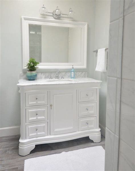 On the floor and 55 sq. Bathroom Remodel Complete | Centsational Style | Bathrooms remodel, Small bathroom decor ...
