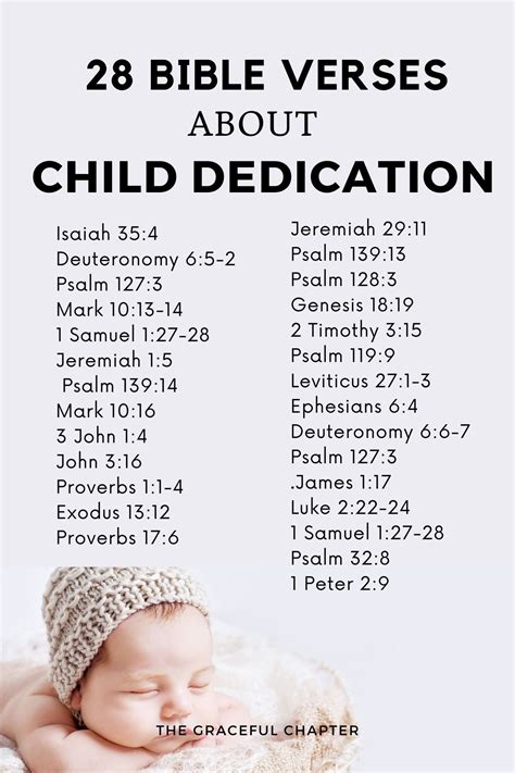 28 Bible Verses About Child Dedication The Graceful Chapter