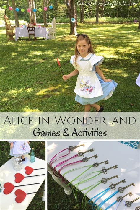 Alice In Wonderland Party Games Activities And More Celebrate Every