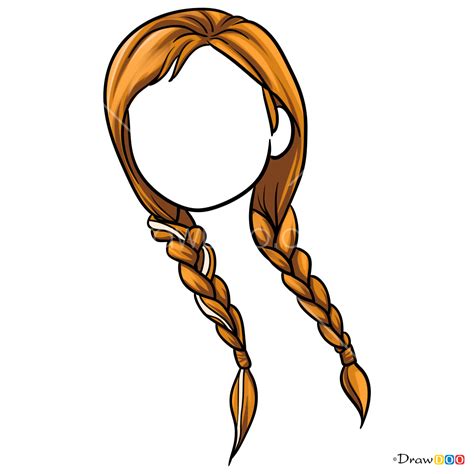 How To Draw Anna S Pigtails Hairstyles