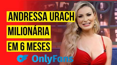 Novidade Andressa Urach expõe quanto faturou no OnlyFans e impressiona YouTube