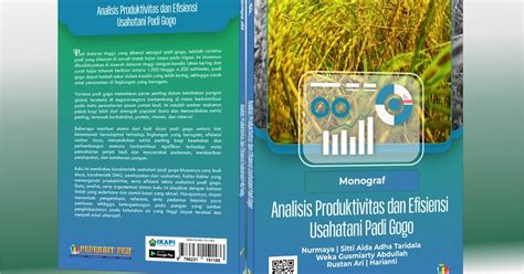 Penerbit NEM Analisis Produktivitas Dan Efisiensi Usahatani Padi Gogo