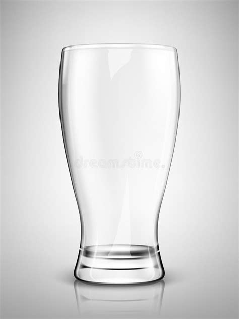 Traditional Beer Glass Empty Vector Illustration Stock Illustration Illustration Of Element
