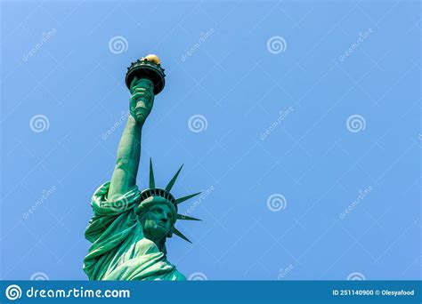 A Picture Of The Statue Of Liberty Taken In New York City Stock Photo