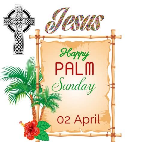 Palm Sunday Happy Palm Sunday Template Postermywall