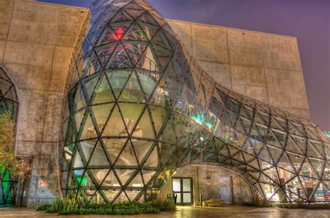 The Salvador Dali Museum At Night In Tampa Florida