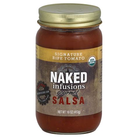 Naked Infusions Organic Salsa Ripe Tomato Mild Shop Salsa And Dip At