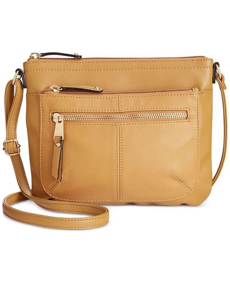 Tignanello Pretty Pockets Smooth Leather Crossbody With RFID Protection