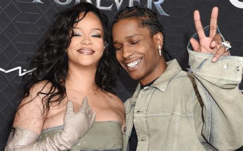 Asap Rocky Honors Pregnant Rihanna In Custom Jacket At Super Bowl 2023