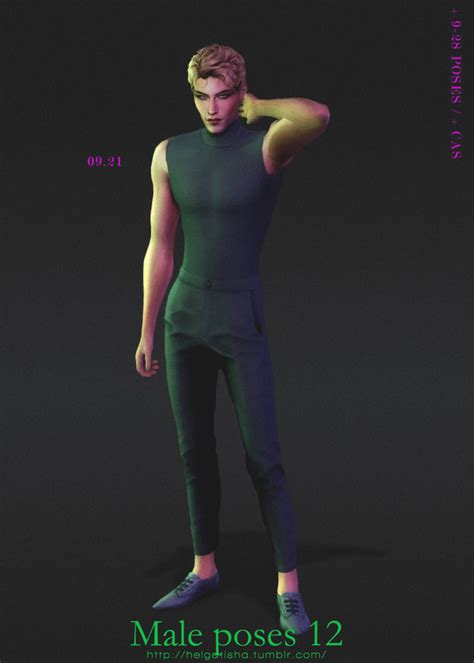 Ts4 Male Poses 12 Pose Pack And Cas Helgatisha On Patreon The Sims