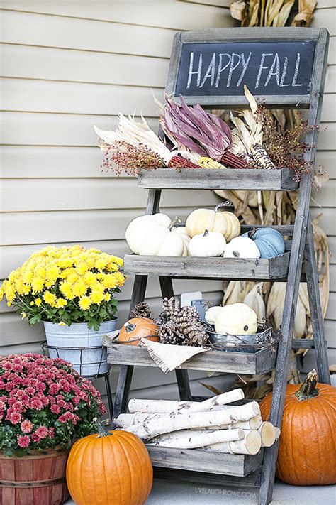 18 Fabulously Inspiring Fall Front Porches The Happy Housie